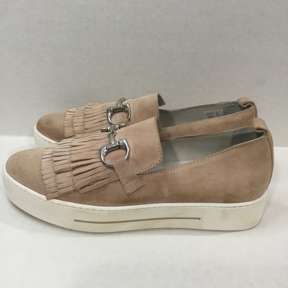 Louisa Suede Loafers/Flats With Silver Buckle - Picture 2 of 12